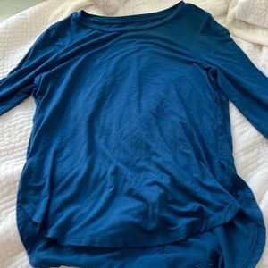 Super comfortable plain navy long sleeve